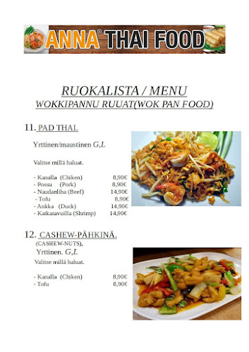 ANNA THAI FOOD - Ravintola-ala