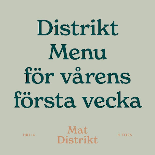 Ravintola Mat Distrikt - Ravintola-ala