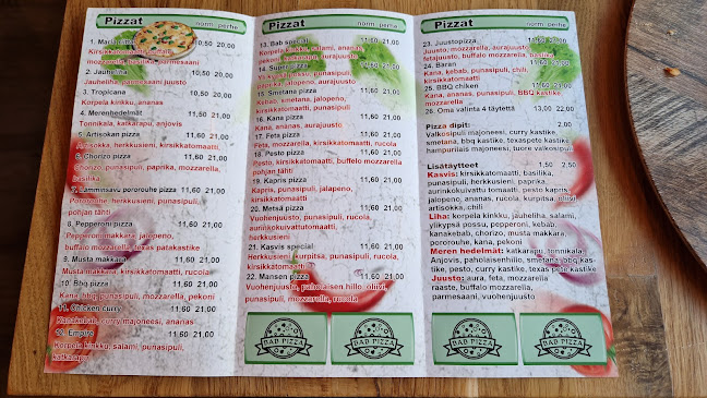 Opinii despre BAB pizza în Tampere - Ravintola-ala