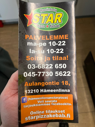 Star Pizza & Kebab Open Times