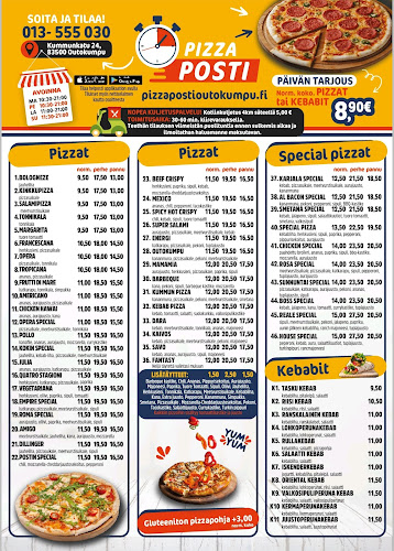 Opinii despre Pizza Posti în Outokumpu - Ravintola-ala