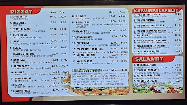 Opinii despre Kebab-Pizzeria Kristal în Turku - Ravintola-ala