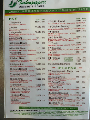Reviews of Turkinpippuri Tornio in Tornio - Ravintola-ala