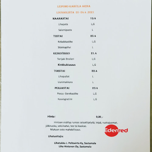 Arina - Ravintola-ala