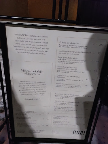 Ravintola Nobi - Ravintola-ala