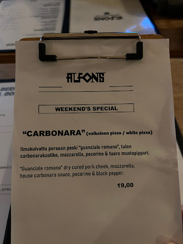 Alfons Pizza - Ravintola-ala
