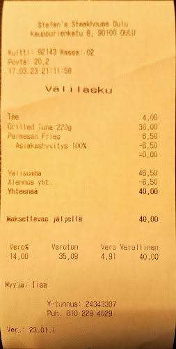 Stefan's Steakhouse Oulu - Oulu